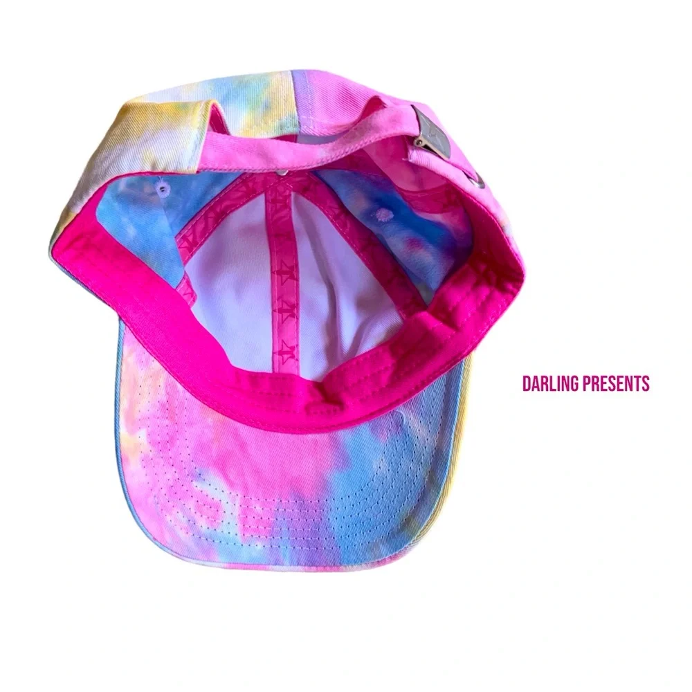 Jeffree Star Tie Dye Rainbow Snap Back Cap Unisex Color Rainbow